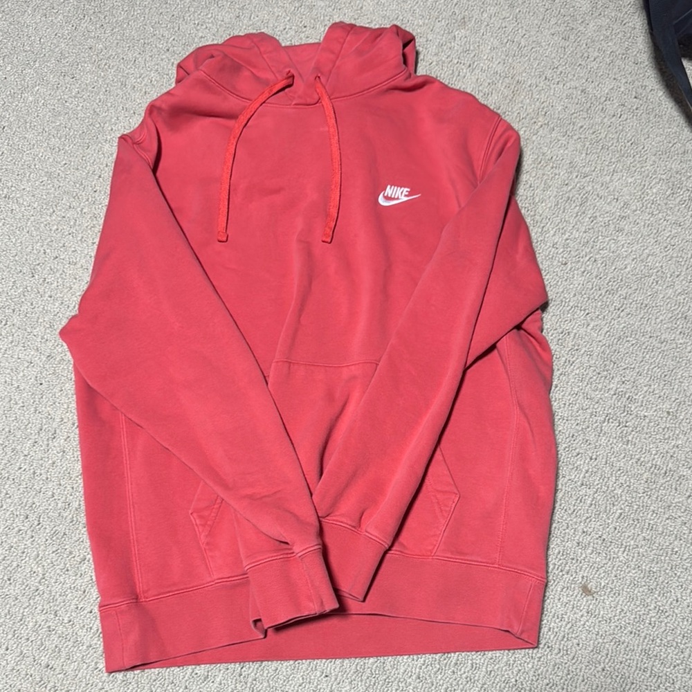 Nike Red Sweatshirt Athletic Hoodie